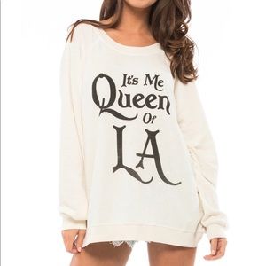 Wildfox Queen of LA pullover